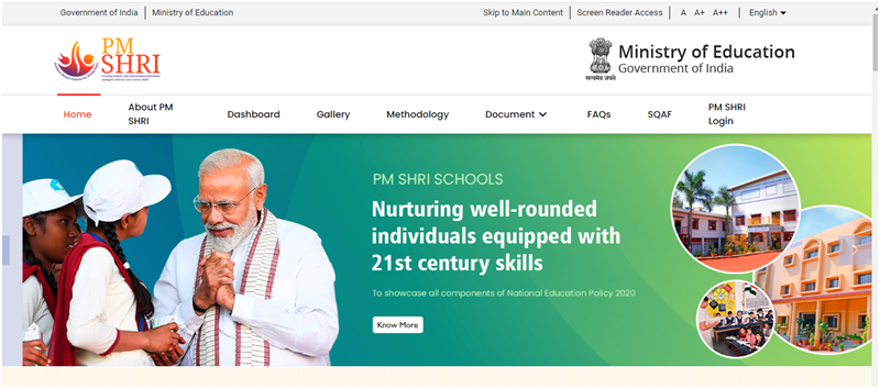 PM Shri Registration