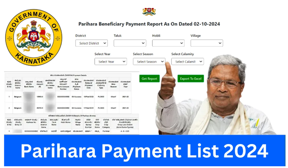 Parihara Payment List